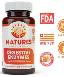 Alternative view of Digestive Enzymes Complete - Advanced Multi Enzyme Supplement for Better Digestion & Absorption. Help Gas Relief, Discomfort, Bloating, IBS, Gluten & Lactose Intolerance