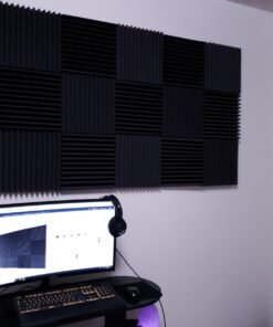 Mybecca Decorative Acoustic Foam Block Panels Studio Soundproofing Foam 2"x 18"x 24" 12 71dzuzXtIuL