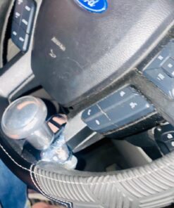 United Pacific 70108 Heavy Duty Aluminum Steering Wheel Spinner for Trucks & Heavy Equipment, Reduce Effort & Fatigue, Universal Design - ONE Unit 25 71e 607StrL 1