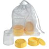 Medela Spare Parts for Breast Milk Bottles, Extra Caps, Lids, Collars, and Discs, Includes Convenient Mesh Bag for Easy Washing, Bottle Spare Parts Made Without BPA 27 71e pcFSOLL