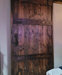 SMARTSTANDARD 8 Feet Heavy Duty Sturdy Sliding Barn Door Hardware Kit -Smoothly and Quietly -Easy to Install -Includes Step-by-Step Installation Instruction Fit 48" Wide Door Panel (J Shape Hanger) 43 71e04z7q8pL