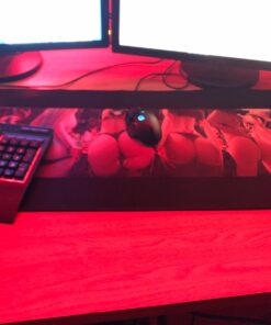 Imegny Large Gaming Mouse Pad, Extended XXL Desk Pad & Non-Slip Rubber Mat for Mice and Keyboard with Stitched Edges 35.4*15.7Inch 90x40 Sexy Hips 21 71e23jKgCVL