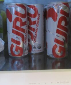 GURU Lite Natural Energy Drink - Low Calorie, Vegan, Organic Energy Drinks - Experience Energy Without the Jitters, Rush or Crash - 24 x 8oz/250ml Cans 8.4 Fl Oz (Pack of 24) 37 71e2FaXCKeL