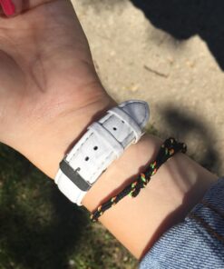 Top Plaza Fashion Women's Analog Watch, PU Leather Band Rose Gold Tone - White White Watch 33 71e2nsElHbL