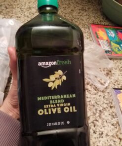 Amazon Fresh Mediterranean Blend Extra Virgin Olive Oil, 2QT (2L) 67.63 Fl Oz (Pack of 1) 28 71e344THcDL