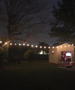 Feit Electric 48ft / 14.6m Outdoor String Lights(48 Feet) 15 Watt Lights 16 71e5Kl53DSL