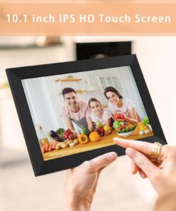 Alternative view of Digital Picture Frame, PULLOON 10.1 Inch WiFi Digital Photo Frame with HD Touch Screen, Auto-Rotate, Wall Mountable, Built-in 32GB Storage, Easy Setup to Share Photo and Video Instantly via App-2 PCS 10" Wifi 2 pcs