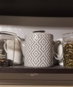 ZENS Glass Canisters Jar with Lid, Airtight Sealed 15 Fluid Ounce Spice Jars Sets of 2, Clear Small Kitchen Storage Containers for Herbs,Tea 4.76 x 3.15 IN 03-15oz*2 39 71e5tFVvWPL