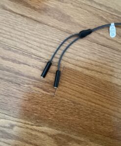 Syncwire Headphone Splitter, Nylon-Braided Extension Cable Audio Stereo Y Splitter (Hi-Fi Sound), 3.5mm Male To 2 Ports 3.5mm Female Headset Splitter for Phone, PS4, Switch, Tablets & More Black 40 71e5u5nSepL 2