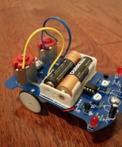 MiOYOOW Practice Soldering Learning Electronics Kit Smart Car Soldering Project Kits Line Following Robot Beginners DIY Electronics Education School Competition W/English Manual 1 Pack-soldering Tracking Car(dc Motor) 52 71e5xQRpCML