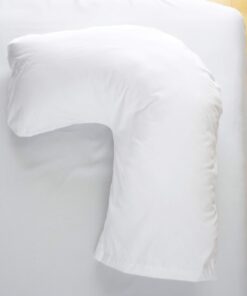 DMI Body Pillow, Side Sleeper Pillow and Pregnancy Pillow with Contoured Support to Eliminate Neck, Back, Hip, Joint Pain and Sciatica Relief with Removable Washable Cover, Firm, U Shape Neck Pillow Half Body Pillow 31 71e69tr7C5L