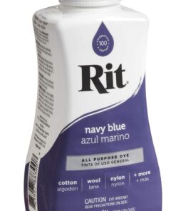 All-Purpose Liquid Dye, Navy Blue 8 oz 33 71e6r3ZYYHL