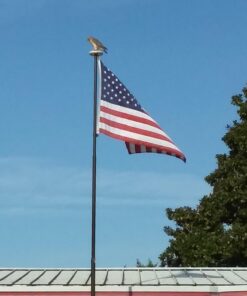 Made in USA Flags Co. - Heavy-Duty Commercial Grade American Flag with PolyMax Polyester, Sewn Stripes, Embroidered Stars & Solid Brass Grommets - Fade-Resistant, All-Weather Flag (4’x6’) 4 by 6 foot 29 71e70gyfECL