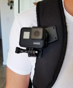 Sametop Backpack Strap Mount Quick Clip Mount Compatible with Gopro Hero 12, 11, 10, 9, 8, 7, 6, 5, 4, Session, 3+, 3, 2, 1, Hero (2018), Fusion, Max, DJI Osmo, Xiaomi Yi Action Cameras 55 71e75mHlHL