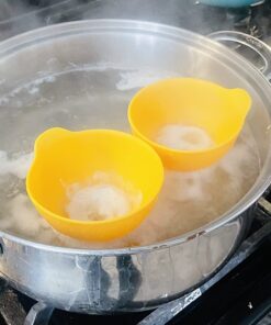 OXO Good Grips Silicone Egg Poachers (Set of 2),Yellow 48 71e7NVhg3WL