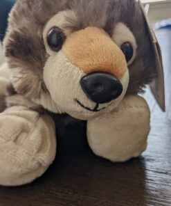 Wild Republic Wolf Plush, Stuffed Animal, Plush Toy, Gifts for Kids, Hug’Ems 7" 31 71e9d4FH38L
