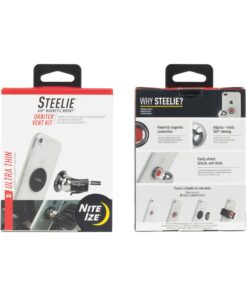 Nite Ize Steelie Orbiter Vent Kit - Magnetic Cell Phone Mount for Car Vents - Durable & Easy-to-Use Phone Holder with Magnet 18 71eCBa9j8BL