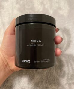 Toniiq 10,000mg 20x Concentrated Extract - Single Origin Wildcrafted Maca Root Capsules - Ultra High Strength - Highly Purified Peruvian Maca Root Powder - Black, Red and Yellow Maca Complex 34 71eCdQGLNAL