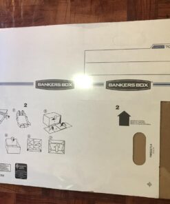 Bankers Box STOR/FILE Storage Boxes, Standard Set-Up, Lift-Off Lid, Letter/Legal, 6 Pack (57036-04) 49 71eCl8edVRL