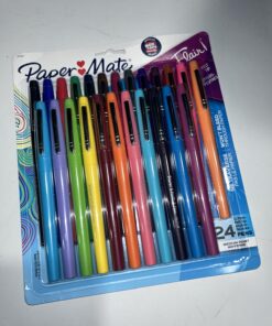 Paper Mate Felt Tip Pens Flair Marker Pens, Medium Point, Assorted, 24 Count 24 Count Flair 46 71eEj OWbcL