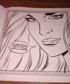 Swear Word Adult Coloring Book: Pop Art - Stress Relief Coloring Book 16 71eF c11olL