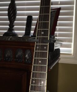 D'Addario Accessories Guitar Dock - Adjustable Clamp Guitar Neck Rest - Fits to Any Flat Surface with Edge - Rotates for Multiple Angles 28 71eF lRanaL