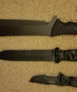 Schrade Leroy Fixed Blade with High Carbon Stainless Steel Bowie Blade for Outdoor Activities 47 71eFKqzmQNL