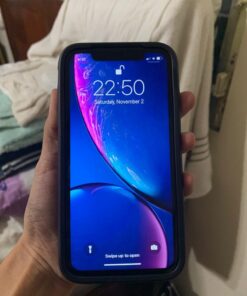 OtterBox iPhone XR Symmetry Series Case - BLACK, Ultra-Sleek, Wireless Charging Compatible, Raised Edges Protect Camera & Screen iPhone Case 39 71eGWBBrymL