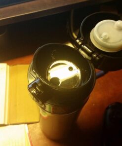 Thermos Sipp 16-Ounce Leak Proof Drink Bottle with Tea Infuser, Black, Stainless Steel UNITS 41 71eGq ZDvvL