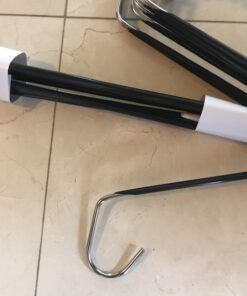 Jeronic Pant Hangers, 20 Pack Steel, Black, 20 Count 67 71eGwRTwu6L