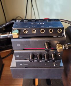 Monoprice 1/4-Inch TRS Right Angle Male to 1/4-Inch TRS Right Angle Male Cable - 1.5 Feet - Black, 16AWG, Gold Plated - Premier Series Cable Cord 8 71eHB3zWkTL