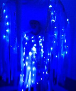 ITART Micro LED Blue String Lights 8 Packs Fairy Lights Battery Operated 6ft 20 LED Ultra Thin Silver Wire Waterproof for Costume Craft Party Clothes Jellyfish Halloween Blue (8 Pack) 38 71eHCp 3MkL