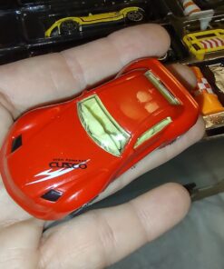 Amazon Basics Toy Car Carrier Truck With Storage For Kids Ages 3 and Up, 6-Pieces Diecast Vehicles & 16 Accessories, Multicolor, Medium 92 71eIB9Q7GEL