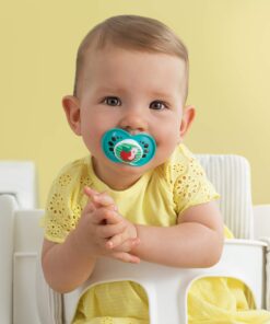 MAM Night Pacifiers , MAM Pacifiers 6+ Months, Best Pacifier for Breastfed Babies, Glow in the Dark Pacifier, Baby Boy Pacifier, 6-16 (Pack of 2) 41 71eIFJPTTuL