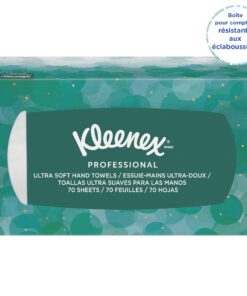 Kleenex Hand Towels (11268), Ultra Soft and Absorbent, Pop-Up Box, 18 Boxes / Case, 70 Paper Hand Towels / Box, 1,260 Sheets / Case 1260 Count (Pack of 1) White 27 71eJ Tr5xCL