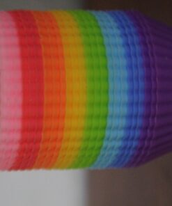 Mirenlife Silicone Cupcake Liners Reusable Silicone Baking Cups Nonstick Muffin Molds Easy Clean Silicone Muffin Liners, 24 Pieces in 8 Rainbow Colors 49 71eJX0nDHuL
