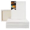 CONDA 11x14 inch Stretched Canvas for Painting, Pack of 8, Primed, 100% Cotton,5/8 Inch Profile Value Bulk Pack for Acrylics, Oils Painting 11x14 inch-new 6 71eJp15zdIS
