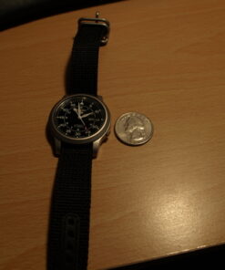 SEIKO Men's SNK809 5 Automatic Stainless Steel Watch with Black Canvas Strap 69 71eKLOT9fNL