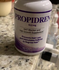 Propidren by HairGenics - DHT Blocker & Hair Growth Capsules to Prevent Hair Loss & Stimulate Hair Follicles, to Stop Hair Loss & Regrow Hair. Proprietary Anti-Hair Loss & Hair Regrowth Treatment. 30 71eLGeULHkL 1