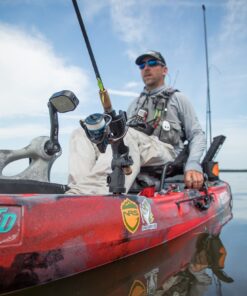 YakAttack Omega Fishing Rod Holder with Track Mounted LockNLoad Mounting System, Pro and Standard Edition - Multiple Colors | Kayak Fishing Accessories Without Mount Track 26 71eLMdeeUUL