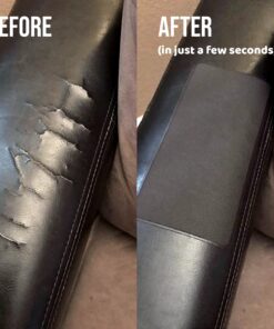 MastaPlasta Self-Adhesive Premium Leather Repair Patch - Tan 8" x 4" (20 x 10 cm). Instant Upholstery-Quality Patches for Sofas, Car Interiors, Bags, Vinyl & More 8in x 4in D Tan Leather 22 71eLU957tdL