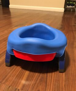 Kalencom Potette Plus 2-in-1 Travel Potty and Trainer Seat - Dual-Purpose Potty Training Toilet Seat - Portable Potty for Toddler Travel - With Durable, Lock-In Legs and Splash Guard - Red 21 71eM21Xbz7L