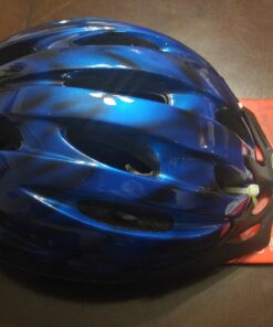 Schwinn Intercept Adult/Youth Bike Helmet for Men and Women, 10 Vents, Durable, Lightweight Microshell, Easy Adjust Dial Fit, Suggested Fit 54-62 cm Blue/Black 23 71eMSFJVdoL