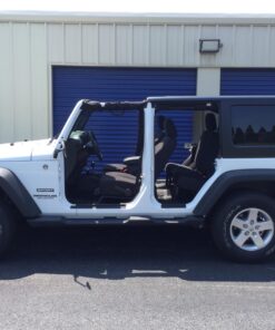 Rugged Ridge | Quick Release Mirror Kit, Rectangular, Black | 11025.12 | Fits 1997-2018 Jeep Wrangler TJ/JK 19 71eNByVaqxL