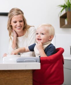Alternative view of Inglesina Fast Table Chair - Award-Winning Baby High Chair for Eating & Dining - Compact, Portable & Foldable - Leaves No Scratches - for Babies 6-36 Months & 1-3 Year Old Toddler - Red