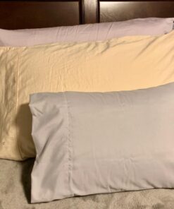 Coop Home Goods Toddler Pillow, Soft, Breathable & Washable Mini Bed Pillows for Kids, Adjustable Pillow with Premium Memory Foam for Neck, Knee & Back Support, CertiPUR-US/GREENGUARD Gold, 19" x 13" White 34 71eO9UJi8mL 3