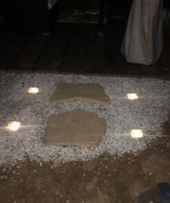 Solar Glass Brick Light,Ice Cube Lights,LED Landscape Light Buried Light Square Cube,Frosted Glass Light for Christmas Outdoor Path Road Yard 4 pcs (Warm White) Warm White 21 71eOL1hYfKL