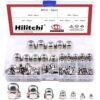 Hilitchi 140-Pcs M3 M4 M5 M6 M8 M10 M12 Acorn Dome Cap Head Hex Nuts Assortment Kit, 304Stainless Steel 6 71eOs7oXTL