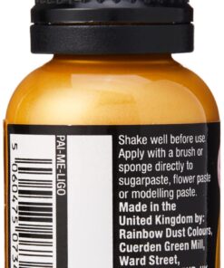 Rainbow Dust Metallic Food Paint Metallic Light Gold 20 71ePRuhqBVL