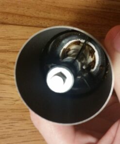 EZE Homegoods Hand Coffee Mill Grinder with Conical Ceramic Burr | Consistent Grind Every Time, Professional Grade, Stainless Steel, Lightweight and Portable, Heavy Duty Extra Long Hand Crank 2 Round 32 71ePqJQr01L